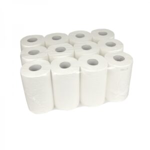 Centerfeedrol mini poetsrol excellent 1-laags cellulose, 12 x 120M