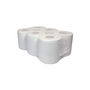 Midi poetsrol recycled tissue 1 laags, 6 x 300M
