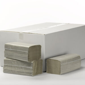 Vouwhanddoek classic V-vouw recycled 1 laags 23x25cm, 5000 stuks